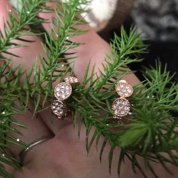 NWT Kate Spade Rose Gold Gatsby Dot Huggies NOT FOR SALE - Picture 4 of 6